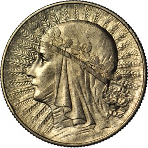 5 złotych 1933, Głowa, mennicza