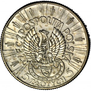 5 złotych 1934, Piłsudski, orzeł strzelecki, menniczy