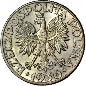 5 złotych 1936 Żaglowiec, menniczy