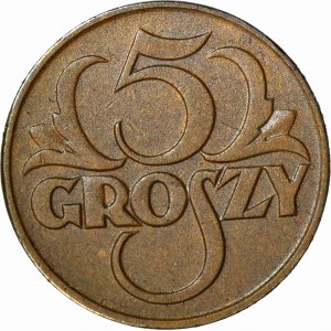 5 groszy 1925, piękne
