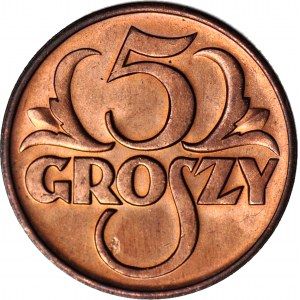 5 groszy 1938, mennicze