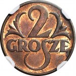 2 pennies 1938, mint, color RB