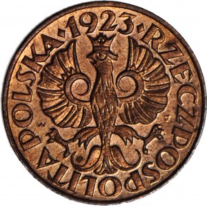 1 penny 1923, minted