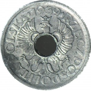 5 pennies 1939, Occupation, mint, light shade