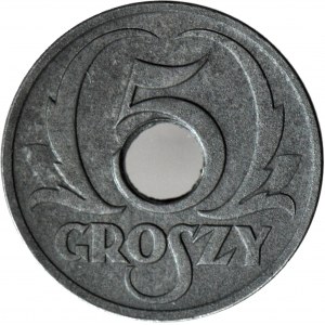 5 pennies 1939, Occupation