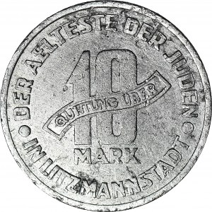 RR-, Getto, 10 Marek 1943, Aluminium, GDA 1/1 (płytkie/płytkie), bardzo rzadkie