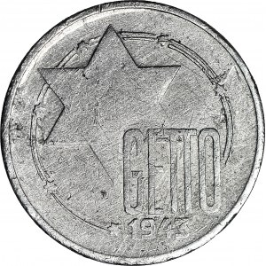 RR-, Getto, 10 Marek 1943, Aluminium, GDA 1/1 (płytkie/płytkie), bardzo rzadkie