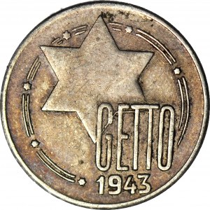Ghetto, 5 marks 1943, SILVER, counterfeit to the detriment of collectors
