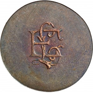 RR-, 5 złotych EL bez daty, dominium Lubomirskiego?, przełom XIX/XX wiek