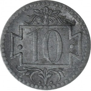 RR-, Free City of Danzig, 10 fenig 1920 variety 60 pearls