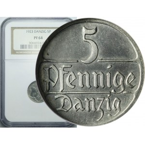 R-, WMG, 5 fenig 1923, LUSTLER STEMPEL