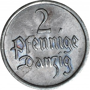 Freie Stadt Danzig, 2 fenigy 1937, razené