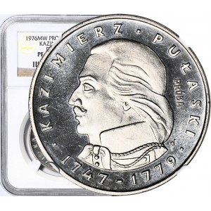 500 gold 1976, nickel, Casimir Pulaski - profile, SAMPLE NIKIEL