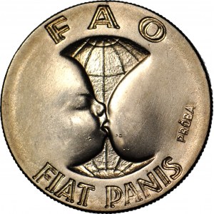 10 złotych 1971, FAO, dziecko, miedzionikiel, PRÓBA, mennicze