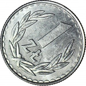 RR-, 1 gold 1984, SKROLT 45 degrees, rare