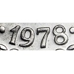 RRR-, 1 gold 1978, mint, doubled stamp drawing - DOUBLE DIE