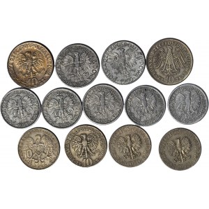 Set of 13 pieces - berries, fisherman, Copernicus, Kosciuszko, Casimir the Great, Gdynia
