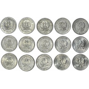 50 pennies 1949-57-65-70-71-72-73-74-75-76-77-78-82-85-86, set of 15 pcs.