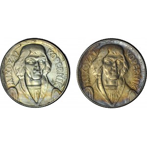 10 gold 1959 and 1965, large Copernicus, set of 2.