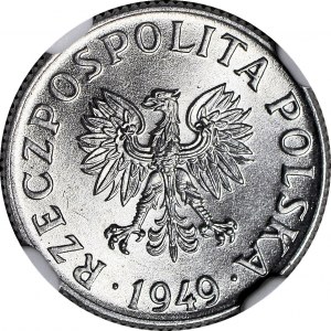 2 grosze 1949, mennicze