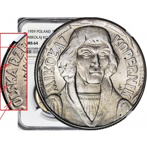 10 Gold 1959 LARGE Copernicus, DESTRUCT - DOUBLE DIE