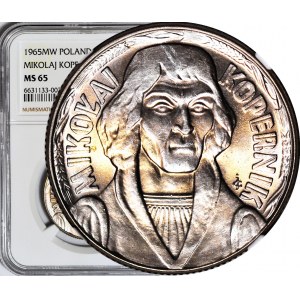 10 złotych 1965, DUŻY Kopernik, niski nakład, menniczy