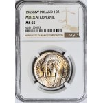 10 złotych 1965, DUŻY Kopernik, niski nakład, menniczy