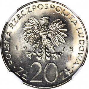 20 złotych 1975, Rok kobiet, menniczy