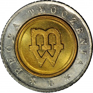 5 zloty 1994, Warsaw, PROSPECT monogram, mint.