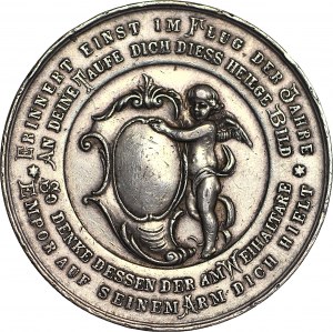 Austria, Religious medal, 39mm silver.
