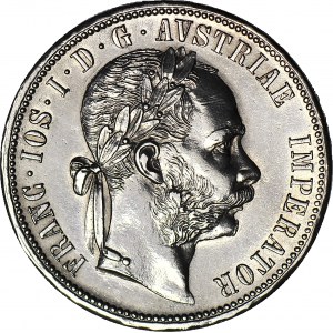 Autriche, François-Joseph, 1 florin 1878, beau