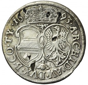 Austria, Leopold I., 6 krajcars 1693, Hall
