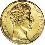 France, Charles X, 20 francs 1825 rare with the letter W - Lille