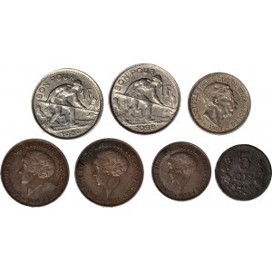 Luxembourg, set of 7 pcs.