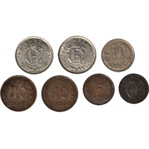 Luxembourg, set of 7 pcs.
