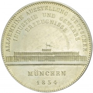 Germany, Bavaria, Maximilian II, 2 thalers 1854, Munich