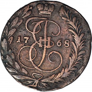 Rosja, Katarzyna II, 2 kopiejki 1768 EM, Jekaterinburg