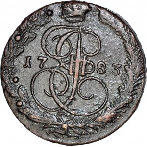Russia, Catherine II, 5 kopecks 1783 EM, Yekaterinburg