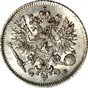 Finland / Russia, Nicholas II, 25 penniä 1916 S, mint.