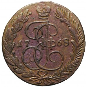 Russia, Catherine II, 5 kopecks 1768 EM, Yekaterinburg