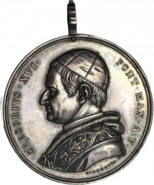 Vatican, Gregory XVI, Medal 1735, silver 43.5mm