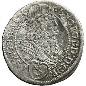 Hungary, Leopold I, 3 krajcars 1696 CM, Kosice