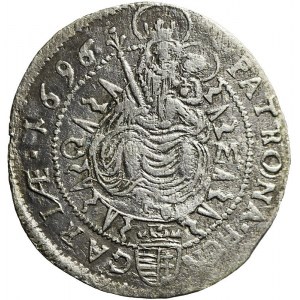 Hungary, Leopold I, 3 krajcars 1696 CM, Kosice