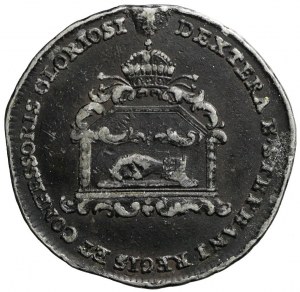 Hungary, Maria Theresa, Commemorative token for the transfer of the relics of St. Stephen from Ragusa to Buda 1771, rare.