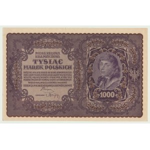 1000 marek polskich 1919, I Serja BL