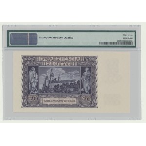 20 złotych 1940 - pierwsza rzadka ser. A (MAX nota dla ser. A)