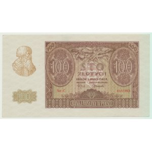 100 zloty 1940, Series C