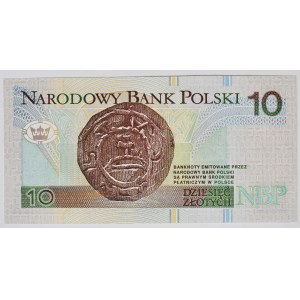 10 złotych 1994, druk TDLR Londyn, AA 0037024, dwa zera na początku