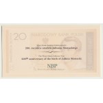 20 złotych 2009, Juliusz Słowacki, JS0006214