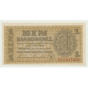 Ukraina, 1 karbowaniec 1942